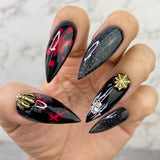 Handmade- The Witching Hour Halloween Press On Nails