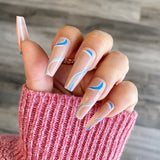 Instant Glam- High Tide C-Curve Long Coffin Press On Nail Set