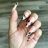 Instant Glam- More Moo- C-Curve Long Coffin Press On Nail Set